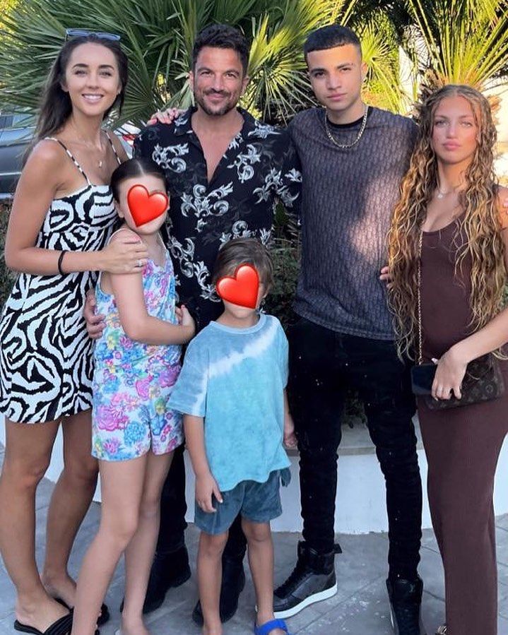 peter andre emily andre children family holiday