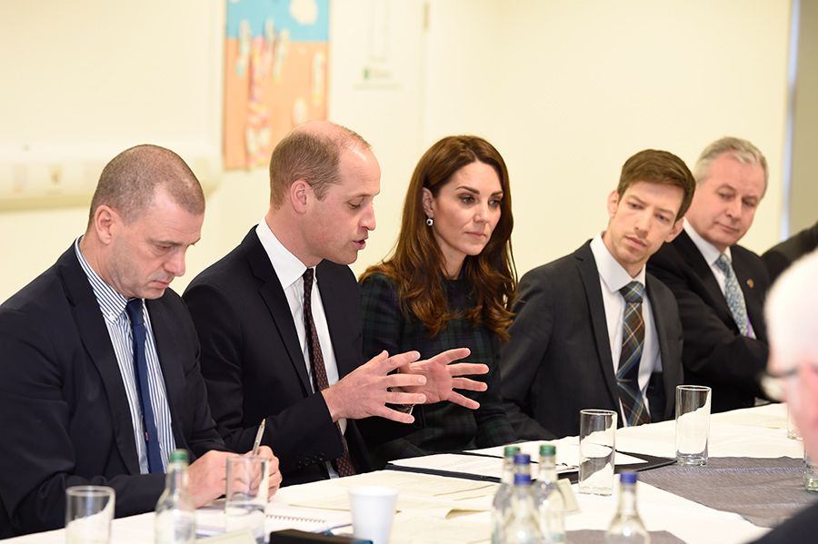 prince william and kate middleton in meeting