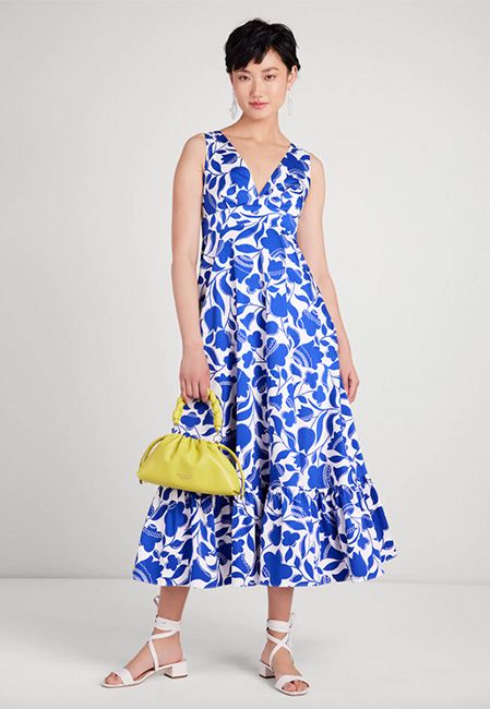 Remember the printed blue midi dress Kate Middleton wore in Belize? We ...