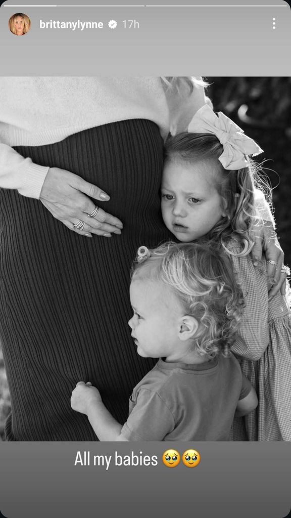 Pregnant Brittany Mahomes' 2 children steal the show in adorable new