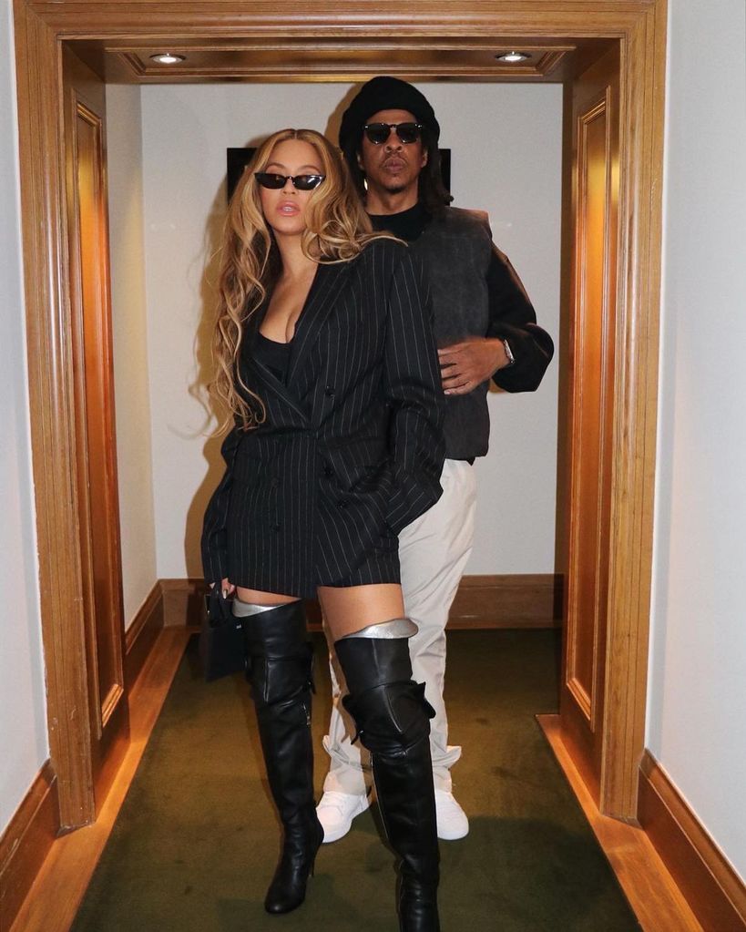 Jay-Z and Beyonce in London
