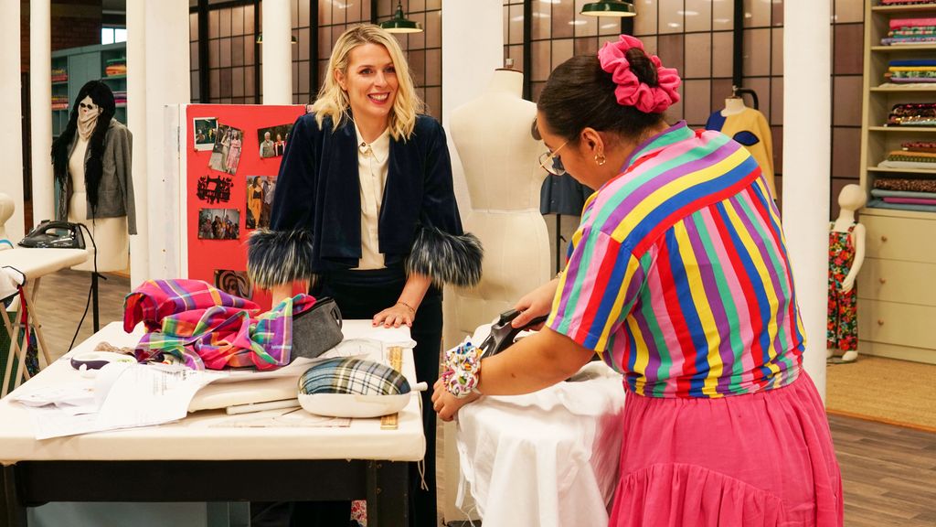 Presenter Sara Pascoe with Yasmin