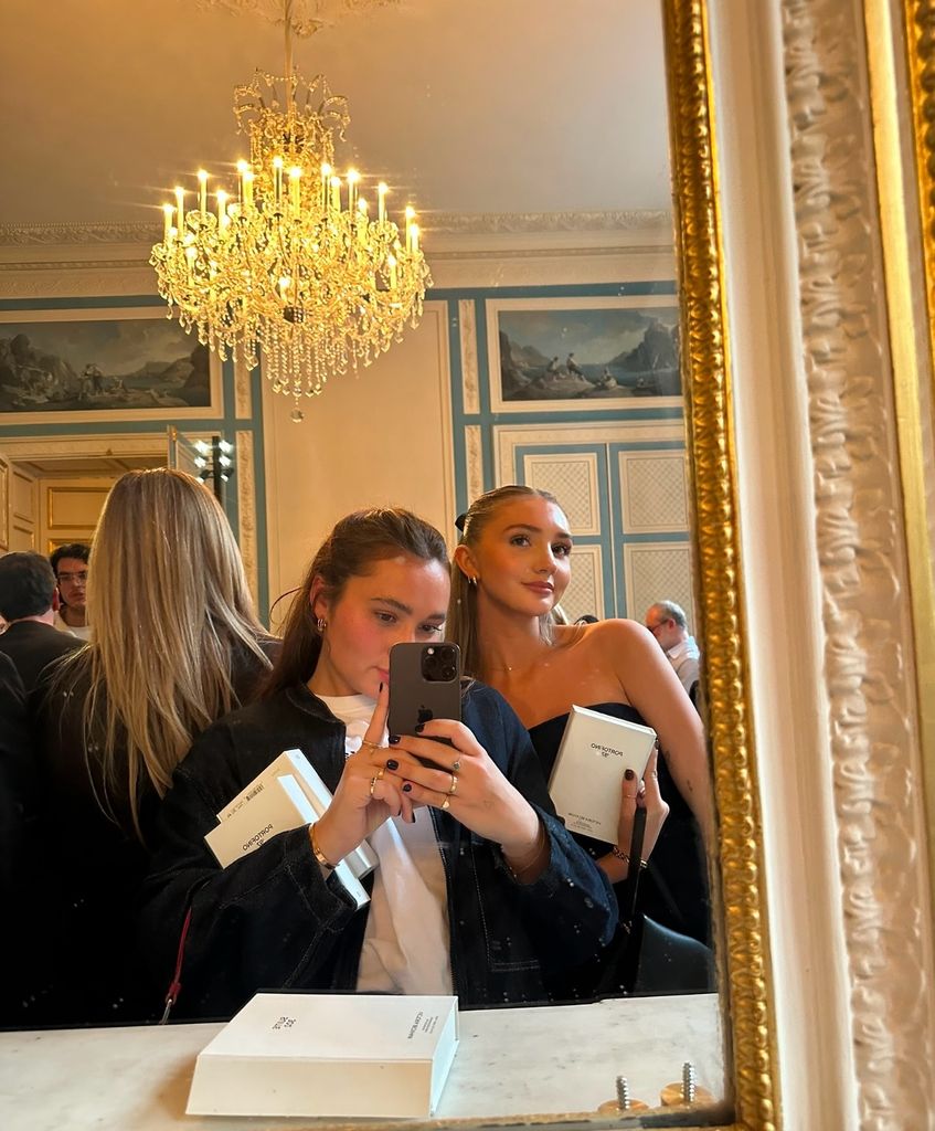 Tallulah and Libby at another VB fashion event in Paris
