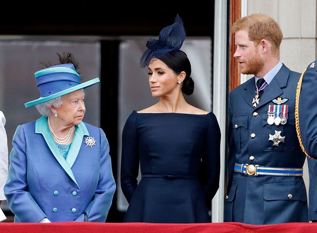 meghan harry and the queen