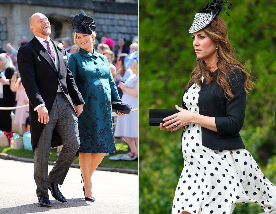 Zara Tindall Kate Middleton maternity fashion