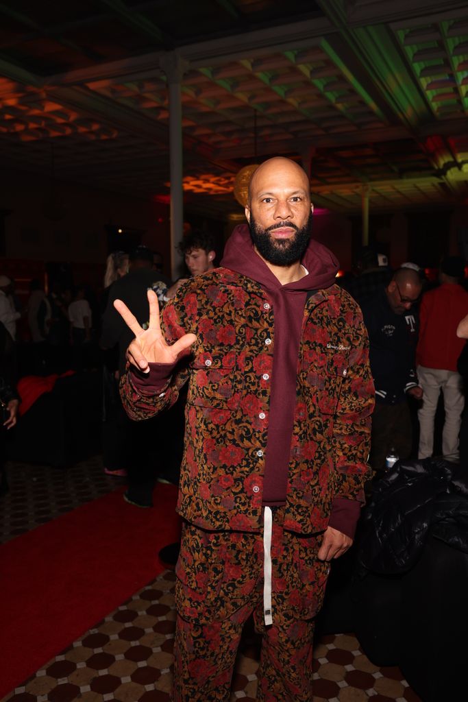 Common at the All Star Wrap Party following girlfriend Jennifer Hudson's performance 