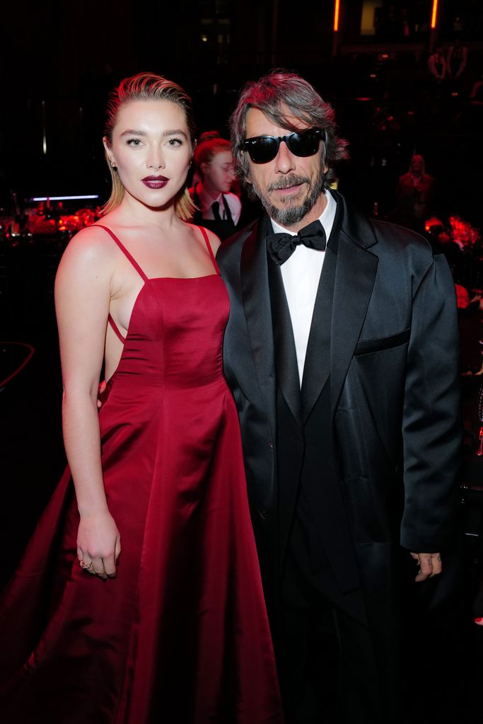  Florence Pugh and Pierpaolo Piccioli attend The Fashion Awards 2022 pre-ceremony drinks at the Royal Albert Hall on December 05, 2022 in London, England. (Photo by Darren Gerrish/Getty Images for BFC)
