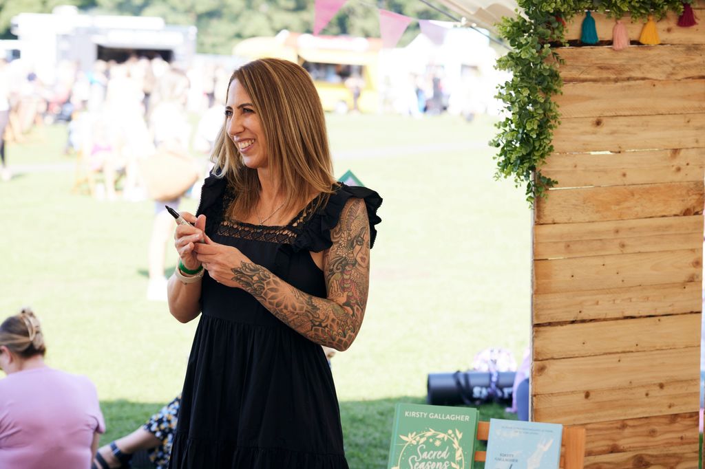 Kirsty at a festival