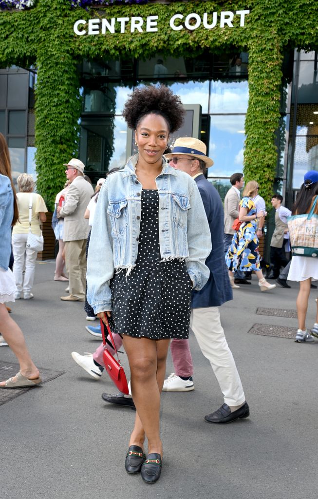 Naomi Ackie attends day four of Wimbledon