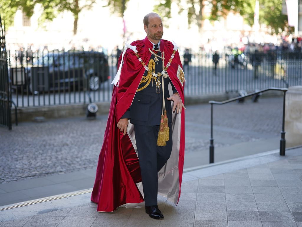 Prince William attends the Order of the Bath Service at Westminster Abbey