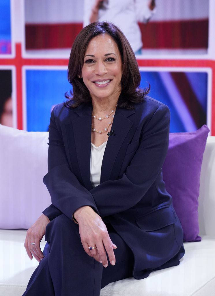 United States Senator from California and Democratic Presidential Candidate Kamala Harris is seen on the set of "Un Nuevo Dia" at Telemundo Center on November 13, 2019 in Miami, Florida.  (Photo by Alexander Tamargo/Getty Images)