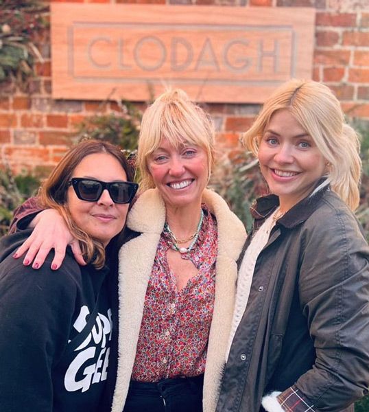 holly willoughby with friends