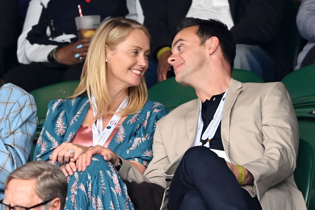 anne-marie and ant at wimbledon 