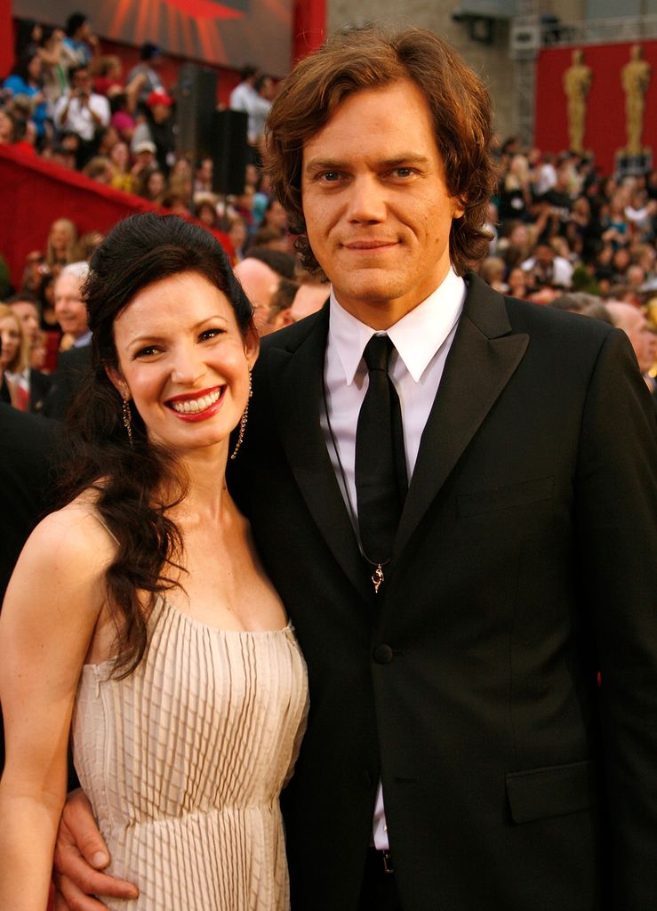 Michael Shannon (R) and girlfriend Kate Arrington arrive at the 81st Annual Academy Awards held at The Kodak Theatre on February 22, 2009 in Hollywood, California