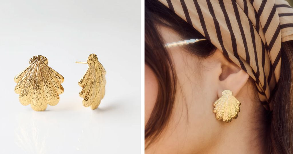 Carrie Elizabeth shell earrings