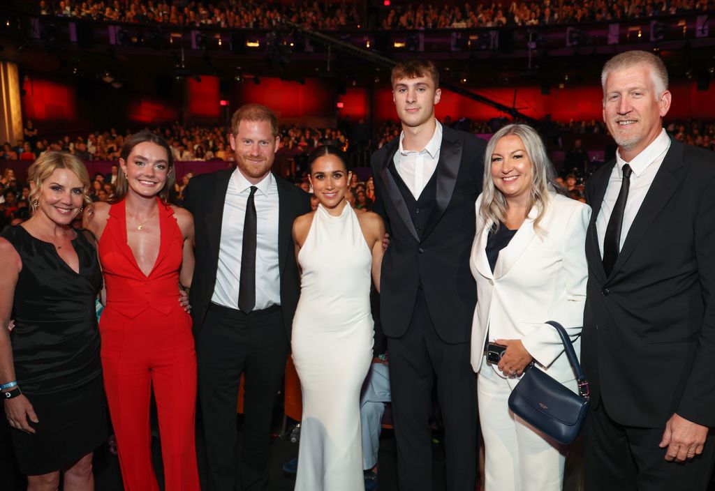 The couple with Shannon and Sadie Engelhardt, and Cooper and Kelly Flagg