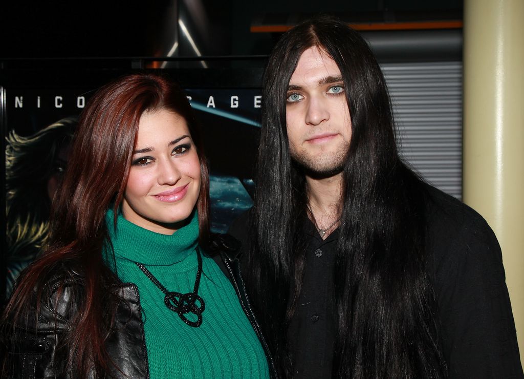 Musician Weston Cage (R) and Nikki Williams attend a screening of Summit Entertainment's "Drive Angry 3D" in 2011