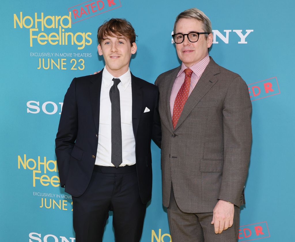 James Wilkie Broderick and Matthew Broderick