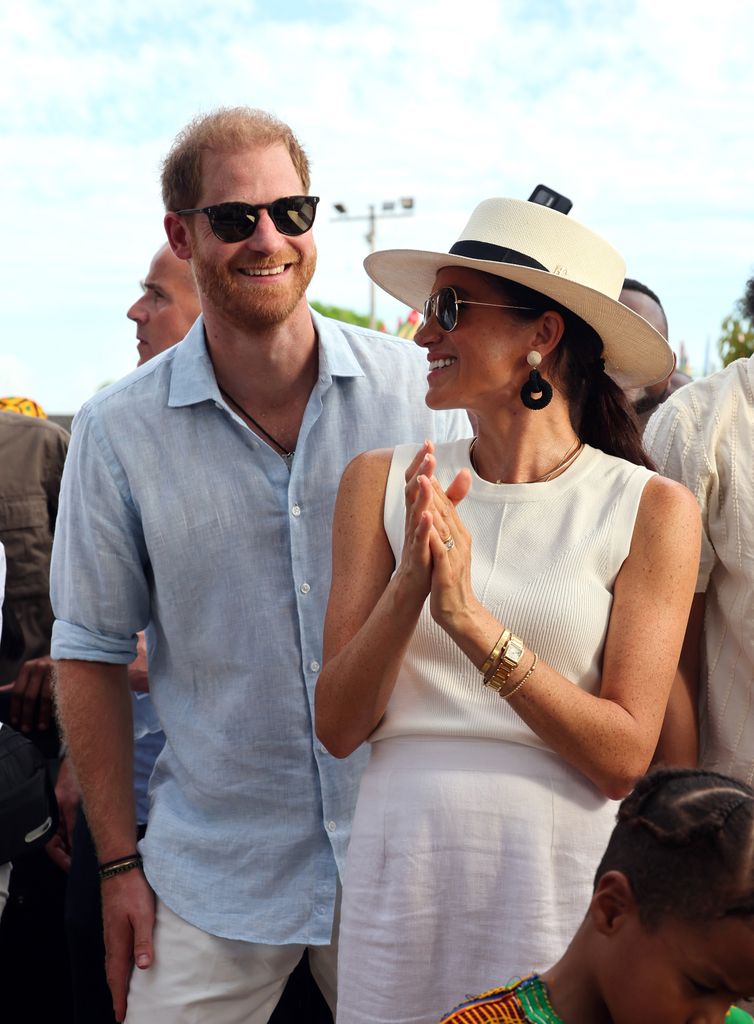 Harry and Meghan in Colombia