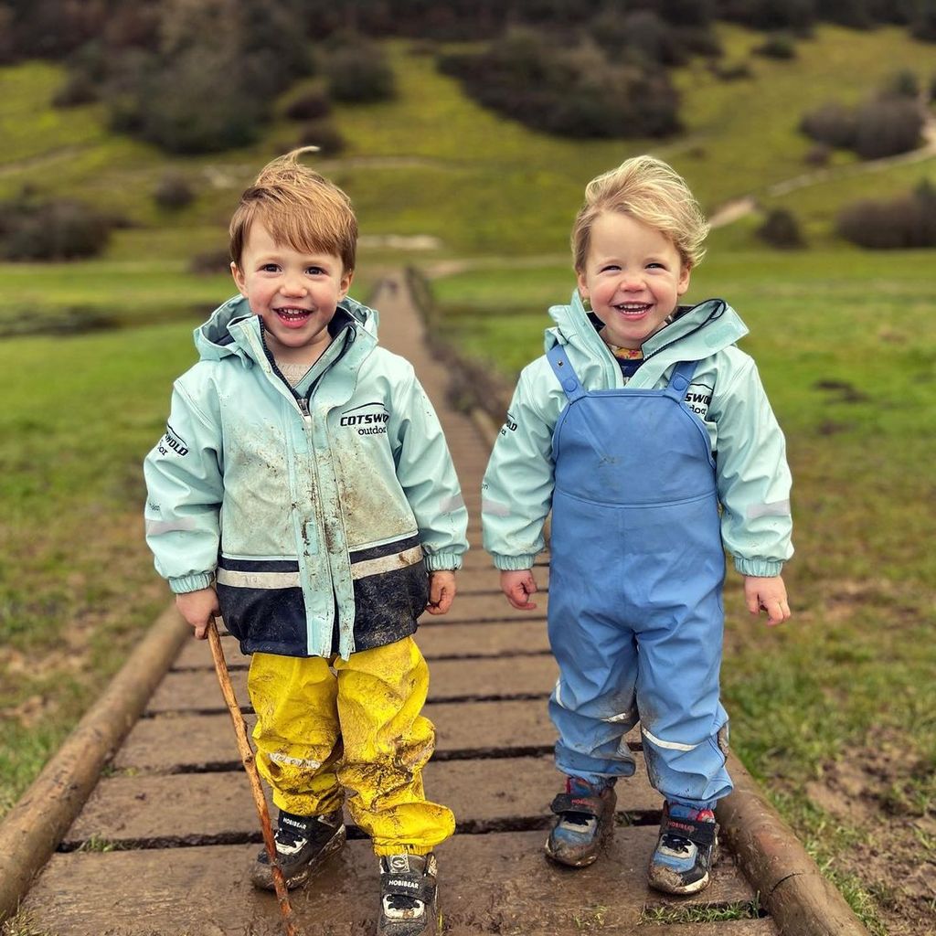 Helen Glover and Steve Backshall's three children