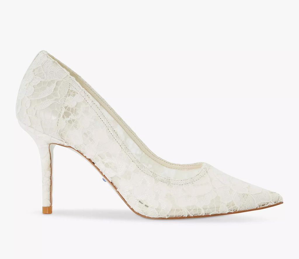 Dune Bridal Collection Adoring Lace Stiletto Court Shoes