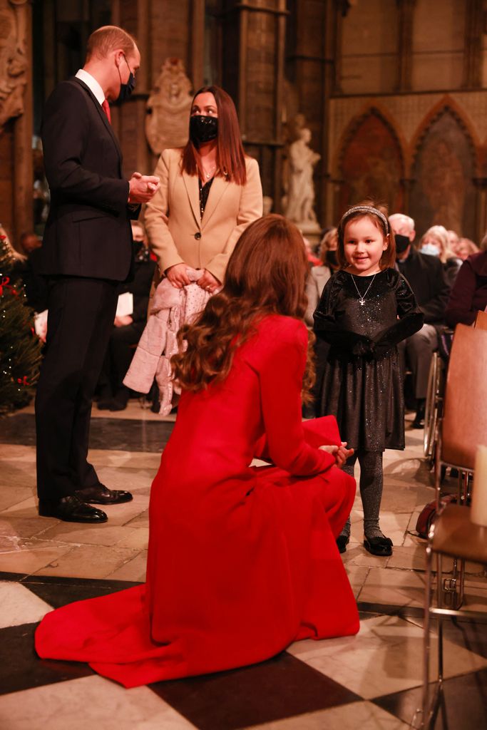 The Princess invited Mila Sneddon to theTogether At Christmas community carol service at Westminster Abbey in 2021. 