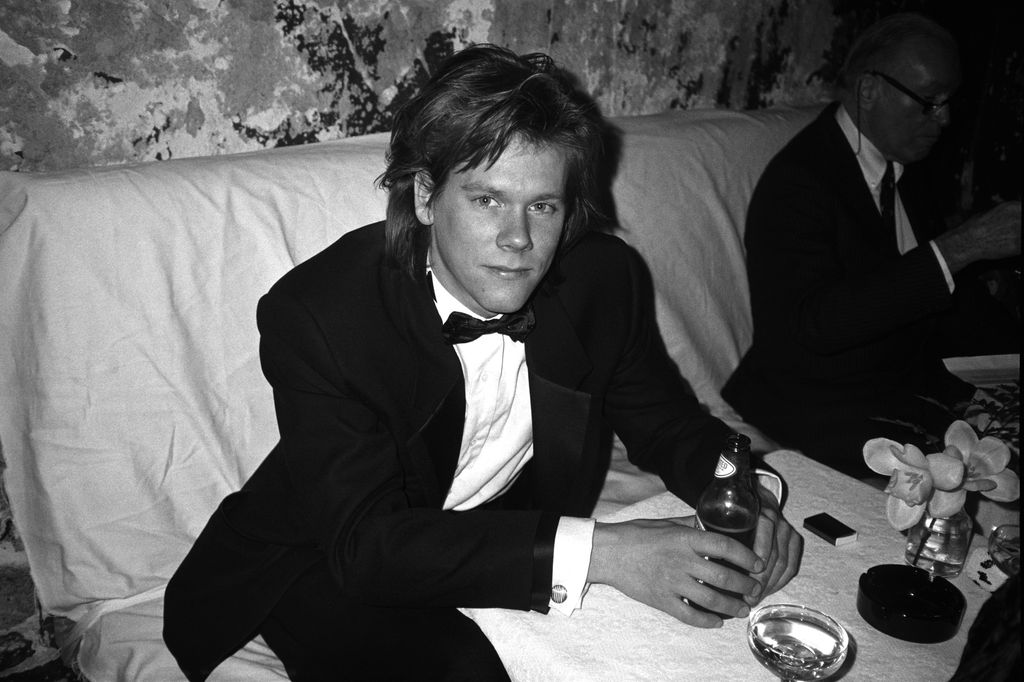 Kevin Bacon at the Great Peace March dinner held  at the Palladium. January 1986.