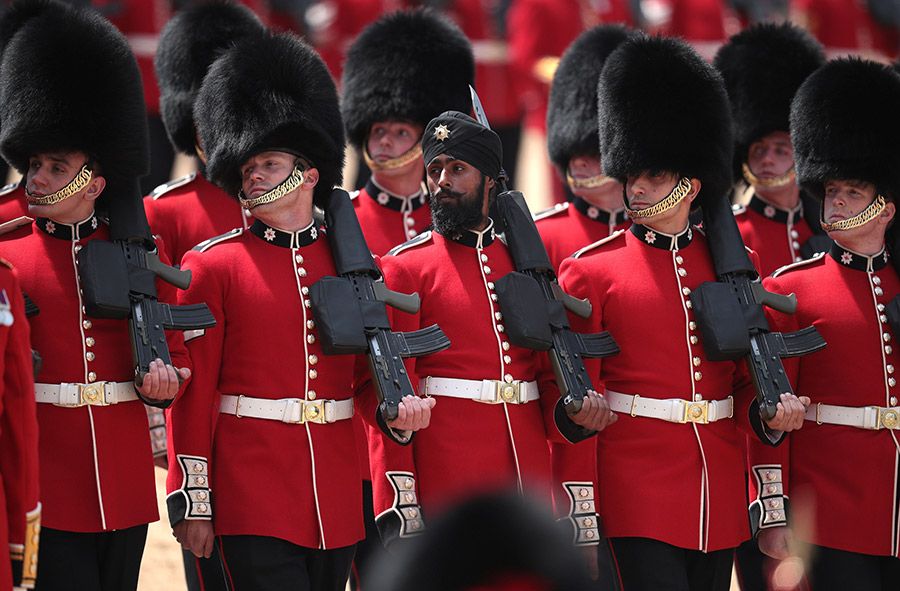 trooping the colour first turban