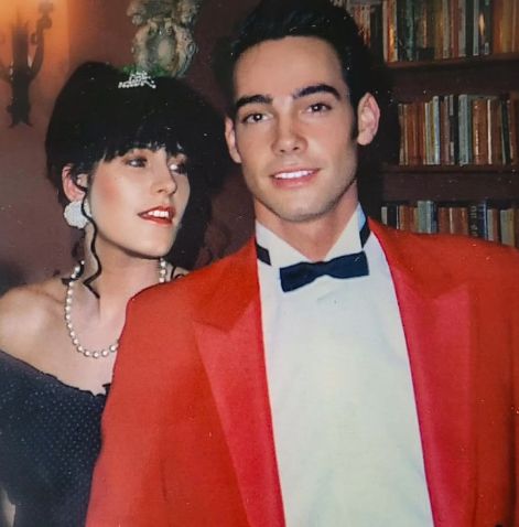 Throwback photo of Jane Horwood and Craig Revel Horwood