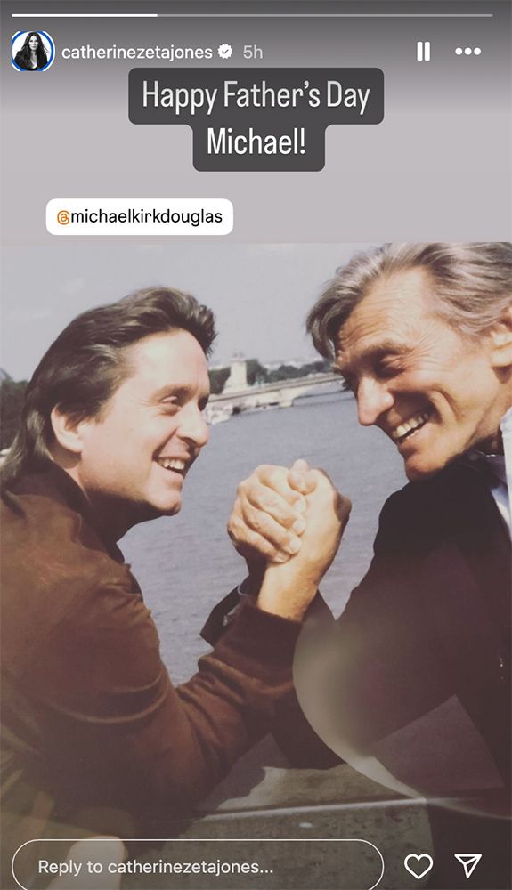 Catherine Zeta-Jones' Father's Day tribute to Michael Douglas