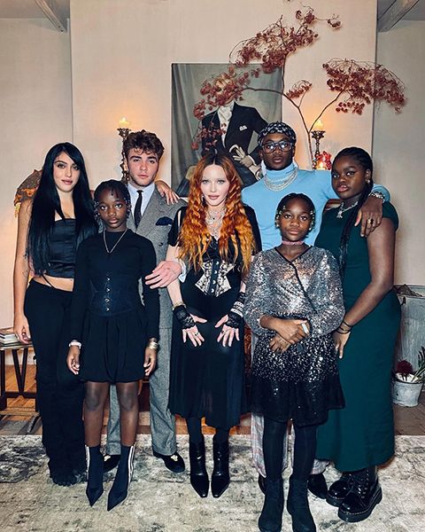 madonna with all six children thanksgiving