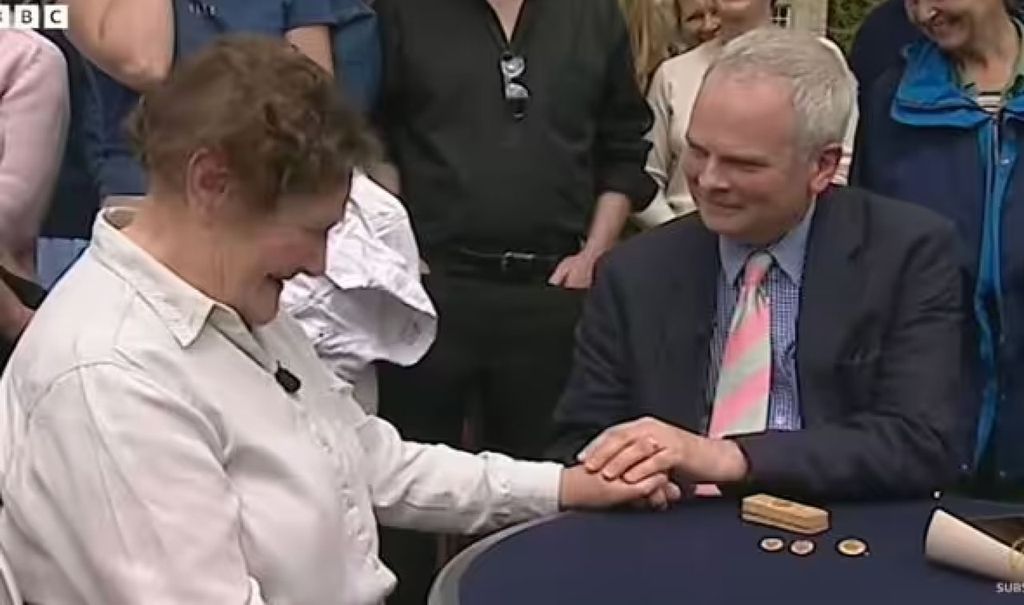 Antiques Roadshow’s ‘nervous’ expert holds guest’s hand as he gives unexpected news