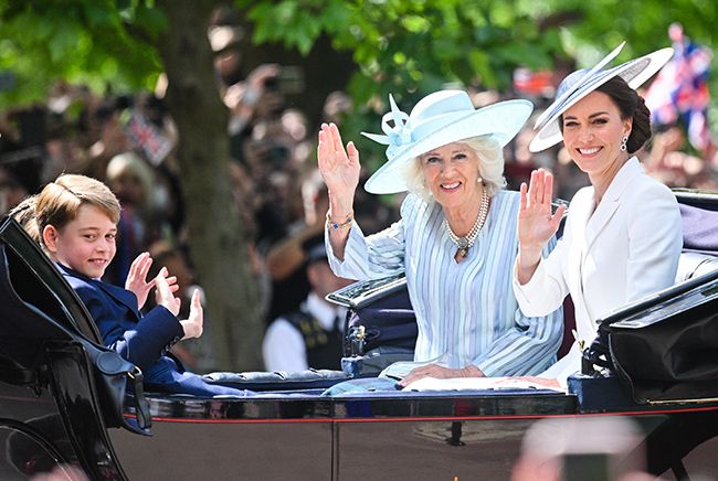 kate middleton and camilla trooping the colour