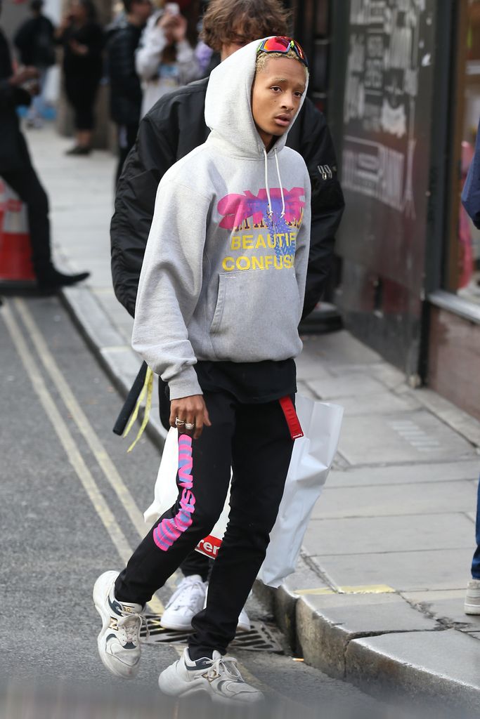 jaden smith walking in london 2018