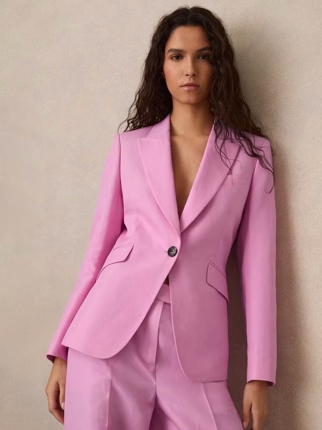 Reiss pink blazer