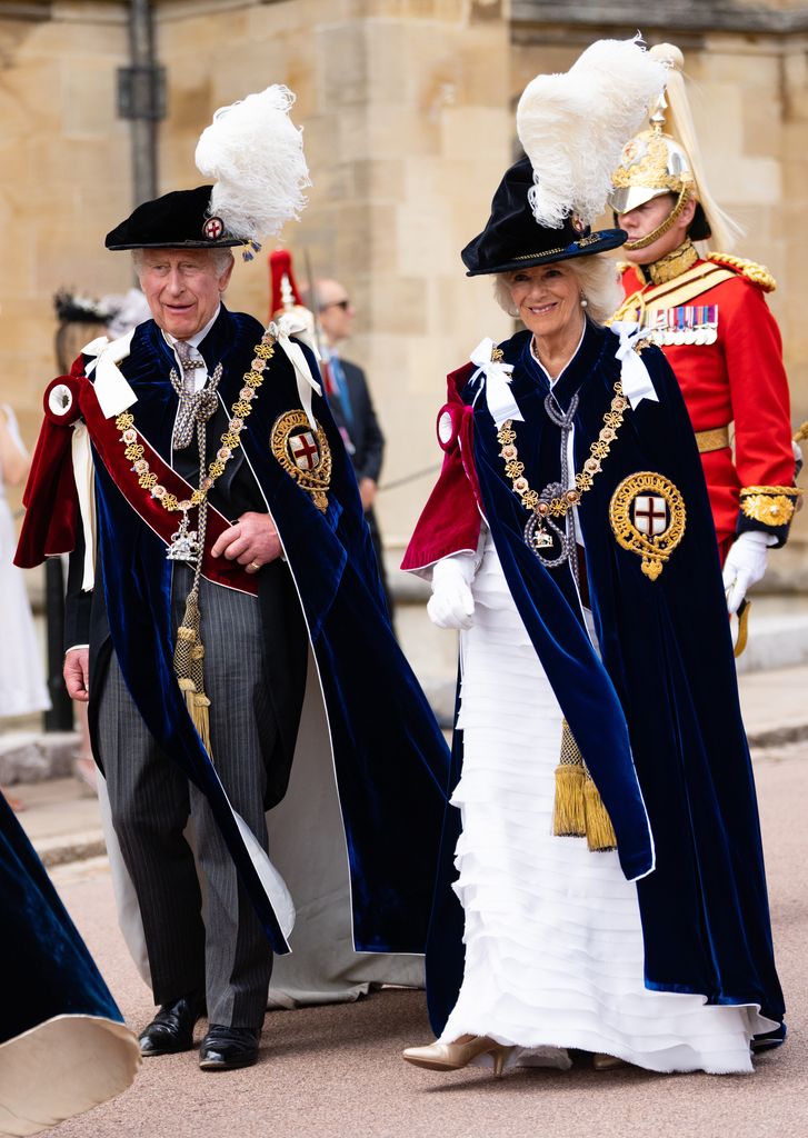 King Charles didn't wear the correct robe to this year's Order of the ...