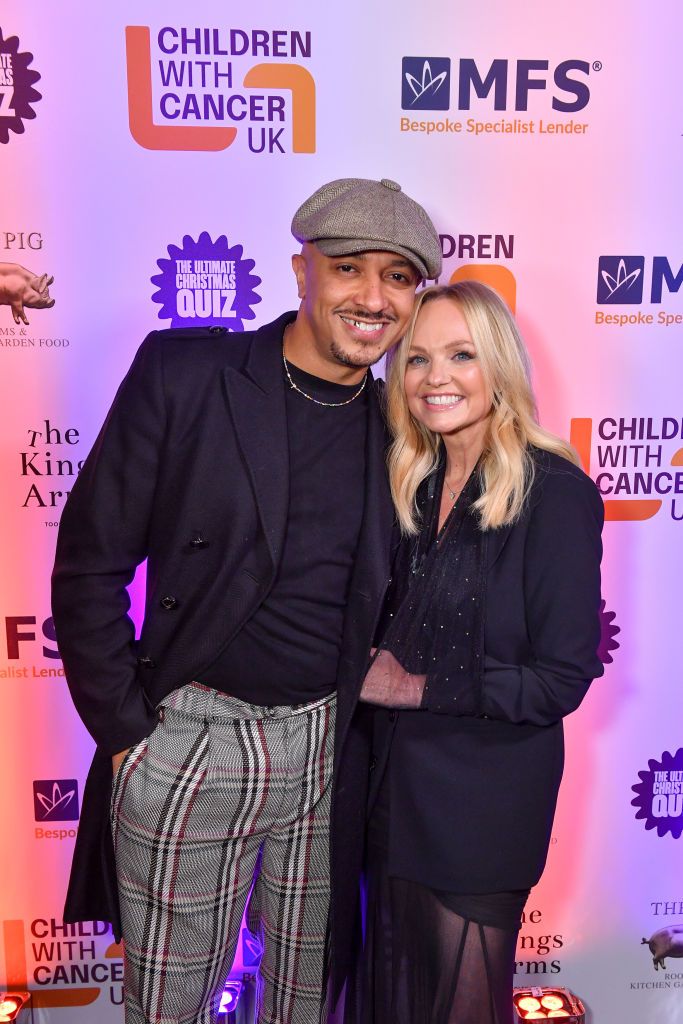 LONDON, ENGLAND - DECEMBER 11: Jade Jones and Emma Bunton attend the Ultimate Christmas Quiz at The Kings Arms on December 11, 2023 in London, England. (Photo by Dave Benett/Getty Images for Children With Cancer UK)