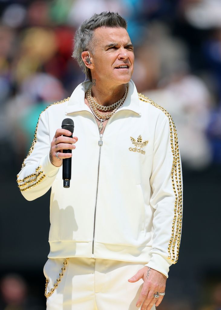 Robbie Williams performed the official FIFA Club World Cup anthem prior to kick-off back in July