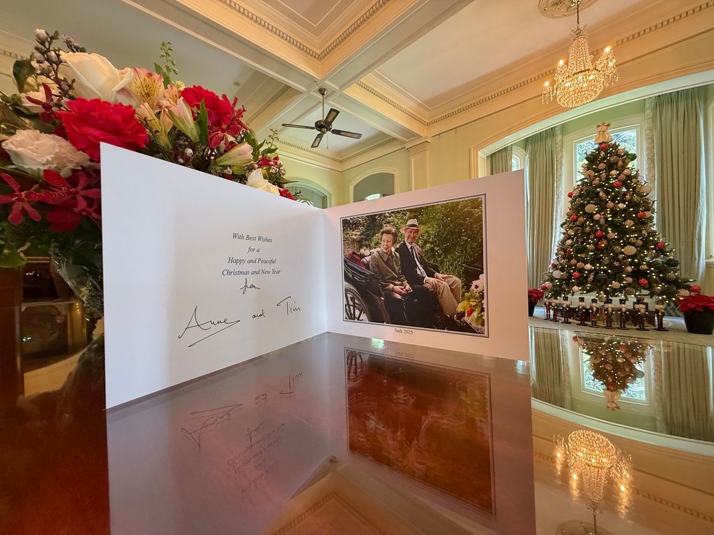 Princess Anne's Christmas card 2025