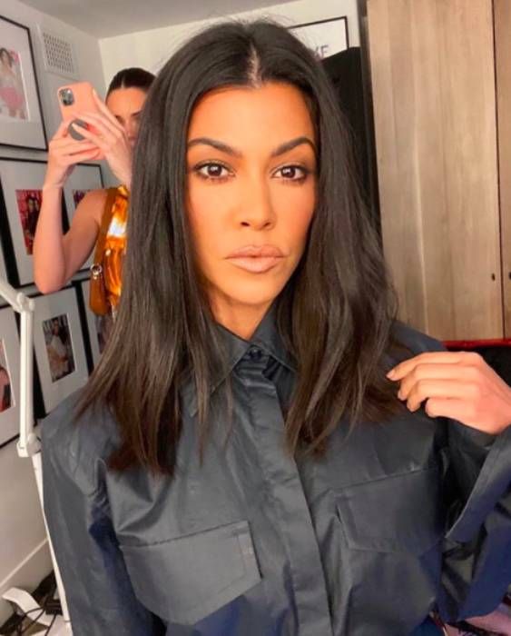 kourtney kardashian hair transformation