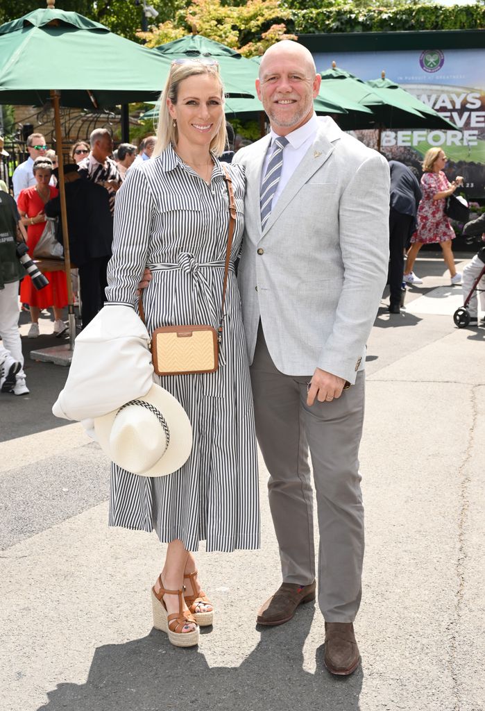 Zara Tindall Aspinal camera a bag