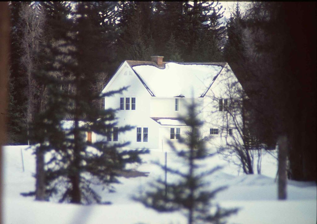 1992. Harrison Fords Home In Jackson Hole Wyoming