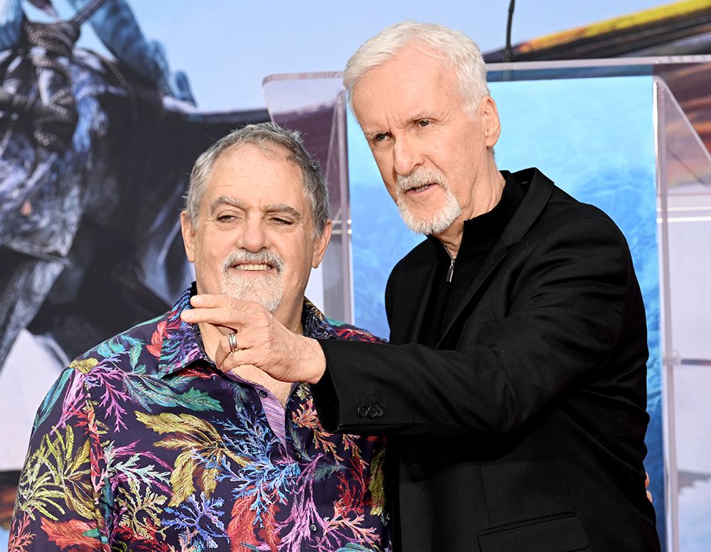 James Cameron and Jon Landau at the TCL Chinese Theatre on January 12, 2023