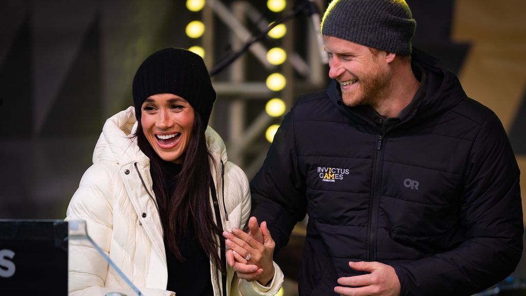 The Duke and Duchess of Sussex at the Whistler Welcome Celebration at the 2025 Invictus Games in Whistler,