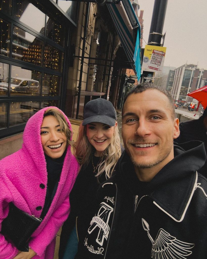 Gorka Marquez, Karen Hauer and Helen Skelton