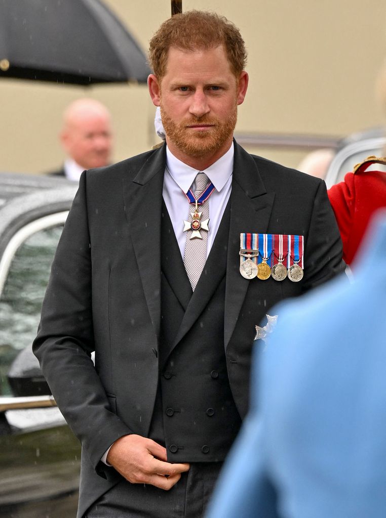 The royal proudly displayed his medals