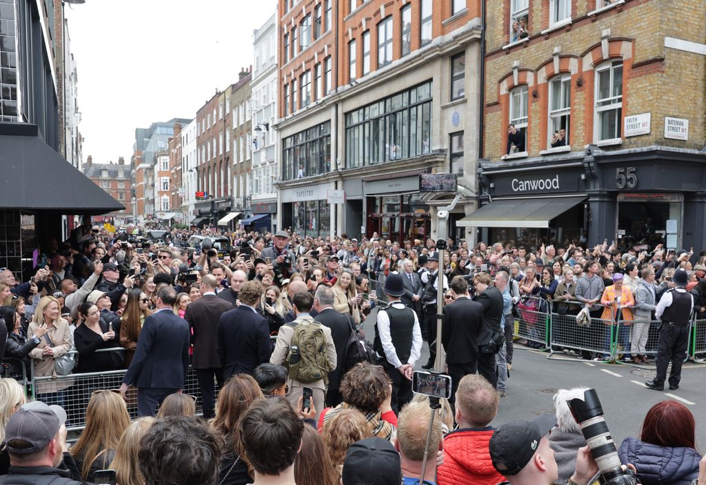 The crowds in Soho