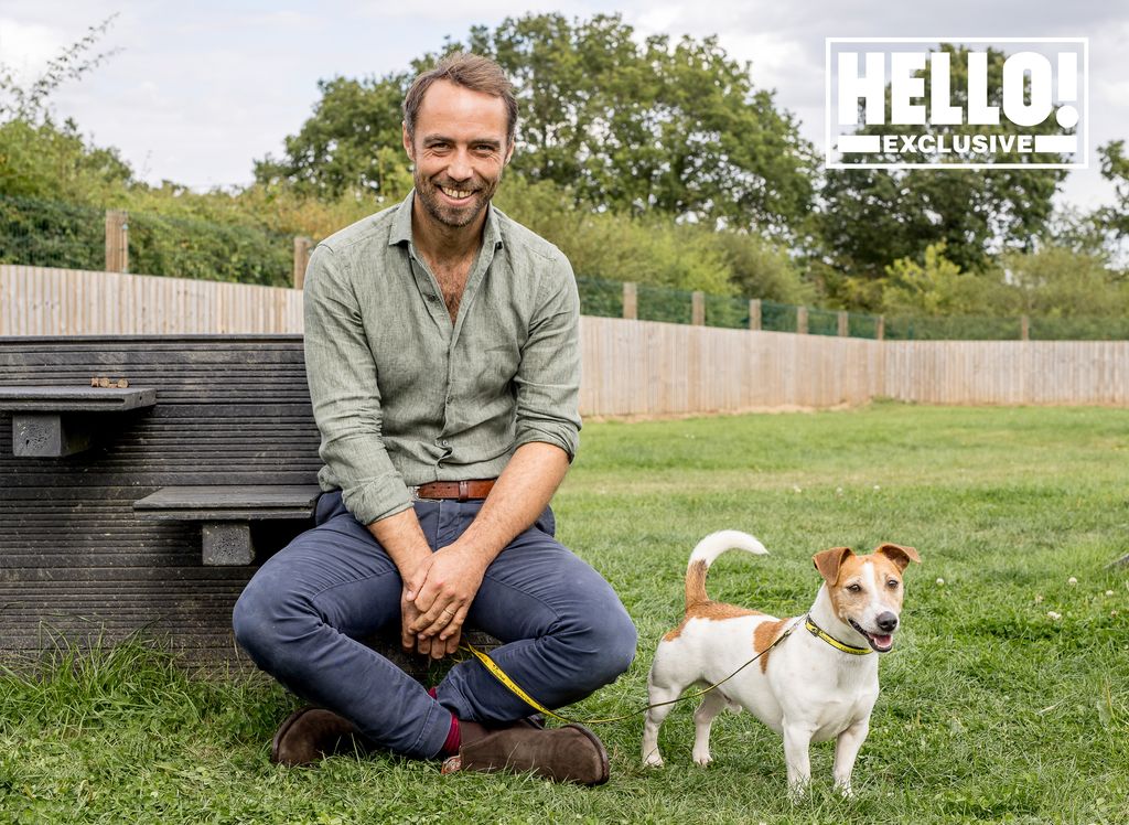 James Middleton poses for HELLO! shoot