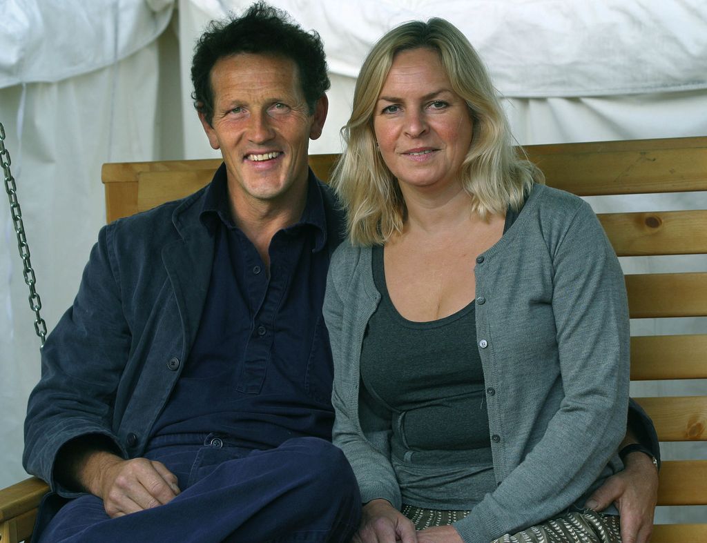 British television presenter and gardener Monty Don, with his wife Sarah