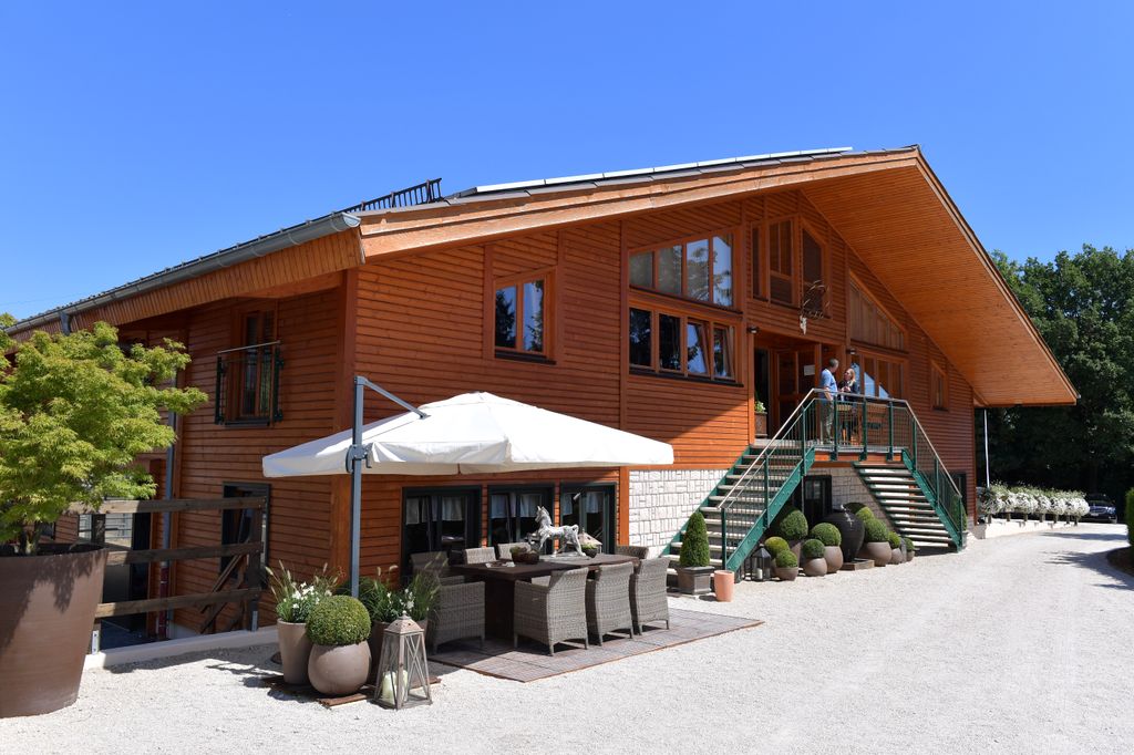 the CS Ranch in Givrins, Switzerland exterior